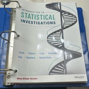 Wiley Binder Version: Introduction to Statistical Investigation